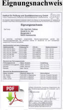 Eignungsnachweis